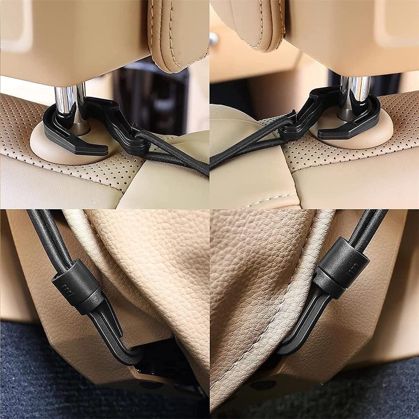 3-Layer Car Mesh Organizer, Seat Back Net Bag, Driver Storage Netting Pouch